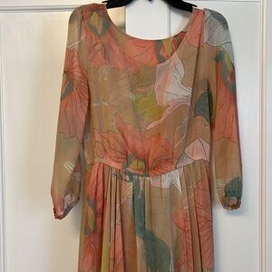 Chicwish spring scenery floral maxi dress